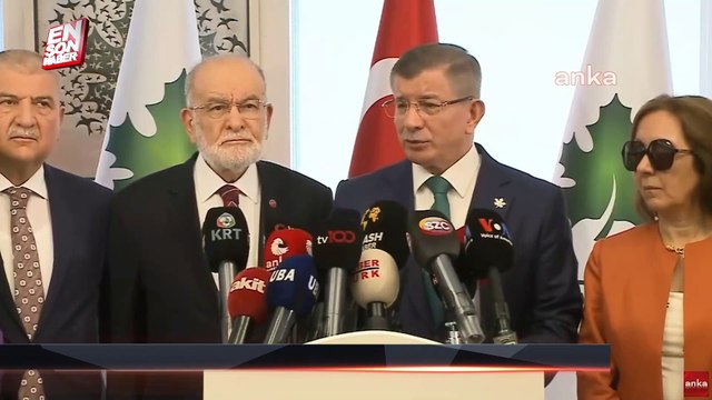 TBMM'de 6. grup kuruldu: Gelecek Partisi ve Saadet Partisi anlaştı
