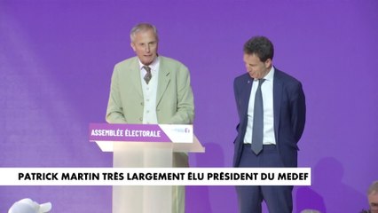 Patrick Martin très largement élu président du Medef