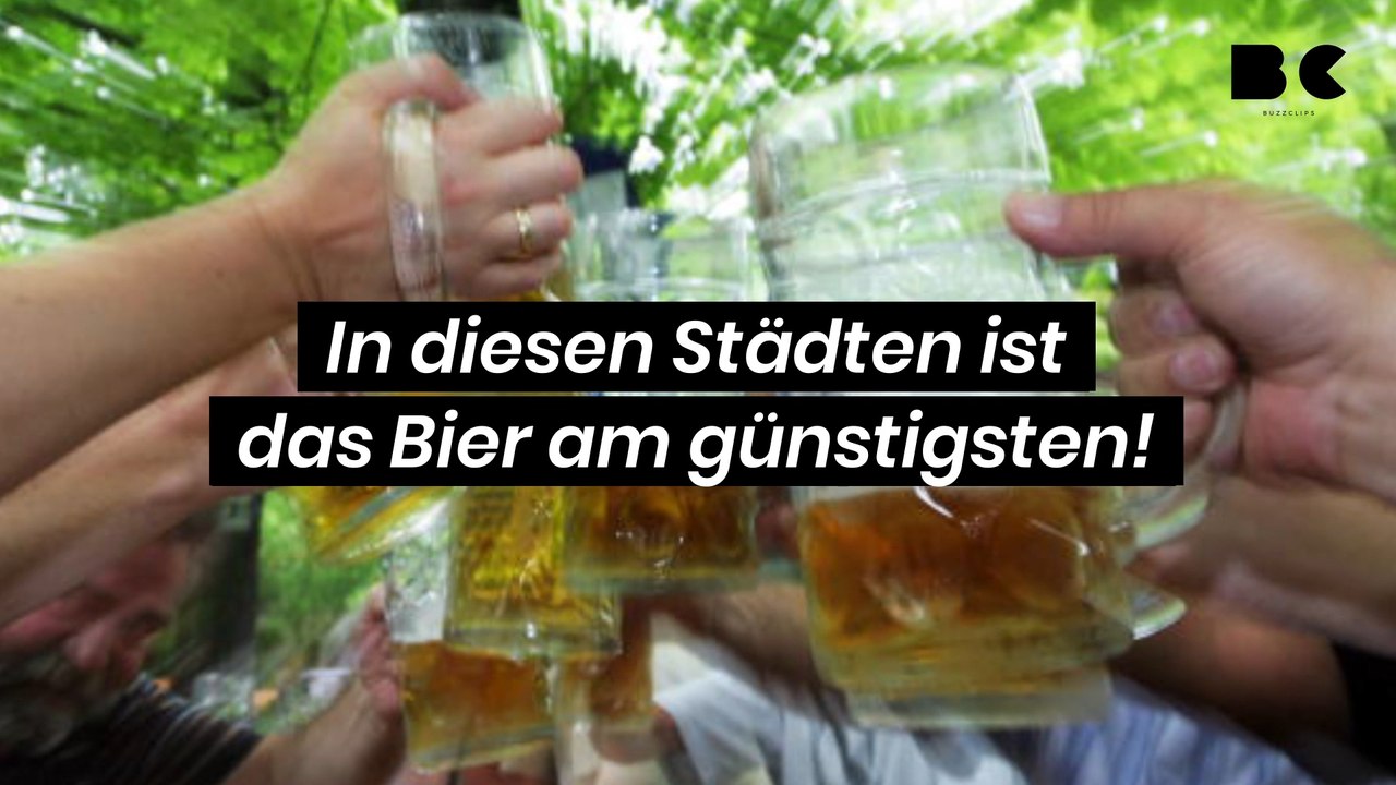 Biergartenvergleich: In diesen Städten ist das Bier am günstigsten!