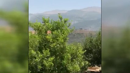 مقاطع مصورة توثق سلسلة الانفجارات في كفرشوبا جنوب #لبنان #العربية