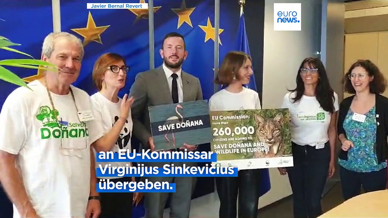 EU-Kommission erhält 260.000 Unterschriften zum Schutz des spanischen Doñana-Nationalparks