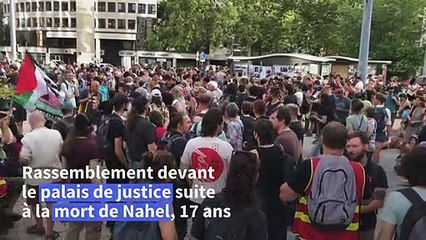 Nahel: rassemblement devant le palais de justice de Grenoble
