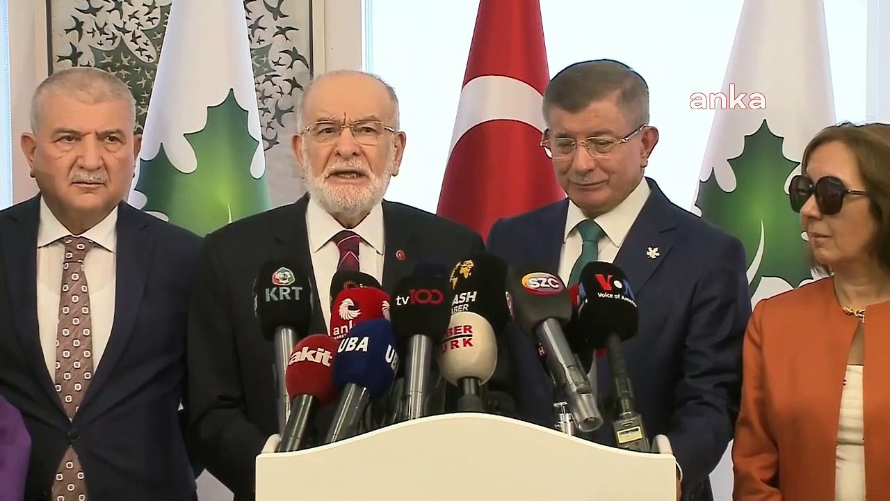 Meclis'te Saadet-Gelecek İttifakı...Davutoğlu: "Tbmm'nin Denetim Gücünü Artırmak Üzere Karşlıklı Fedakarlıklar Yaparak Önemli Bir Adım Attık"