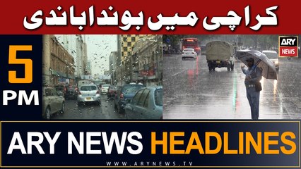 ARY News 5 PM Headlines 6th July | Karachi Mein Bonda Bandi