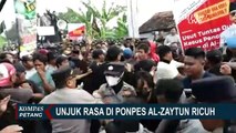Ricuh, Unjuk Rasa di Ponpes Al-Zaytun, Massa Desak MUI Keluarkan 'Fatwa Sesat' Panji Gumilang