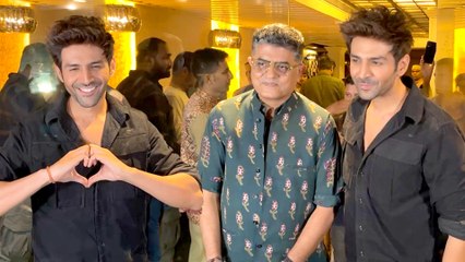 Kartik Aaryan को पैपराजी ने कहा Super Star तो शर्मा गए एक्टर, Gajraj Rao के साथ गुजराती में किया बात