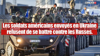 Conditions difficiles: les soldats américains en Ukraine refusent de se battre.