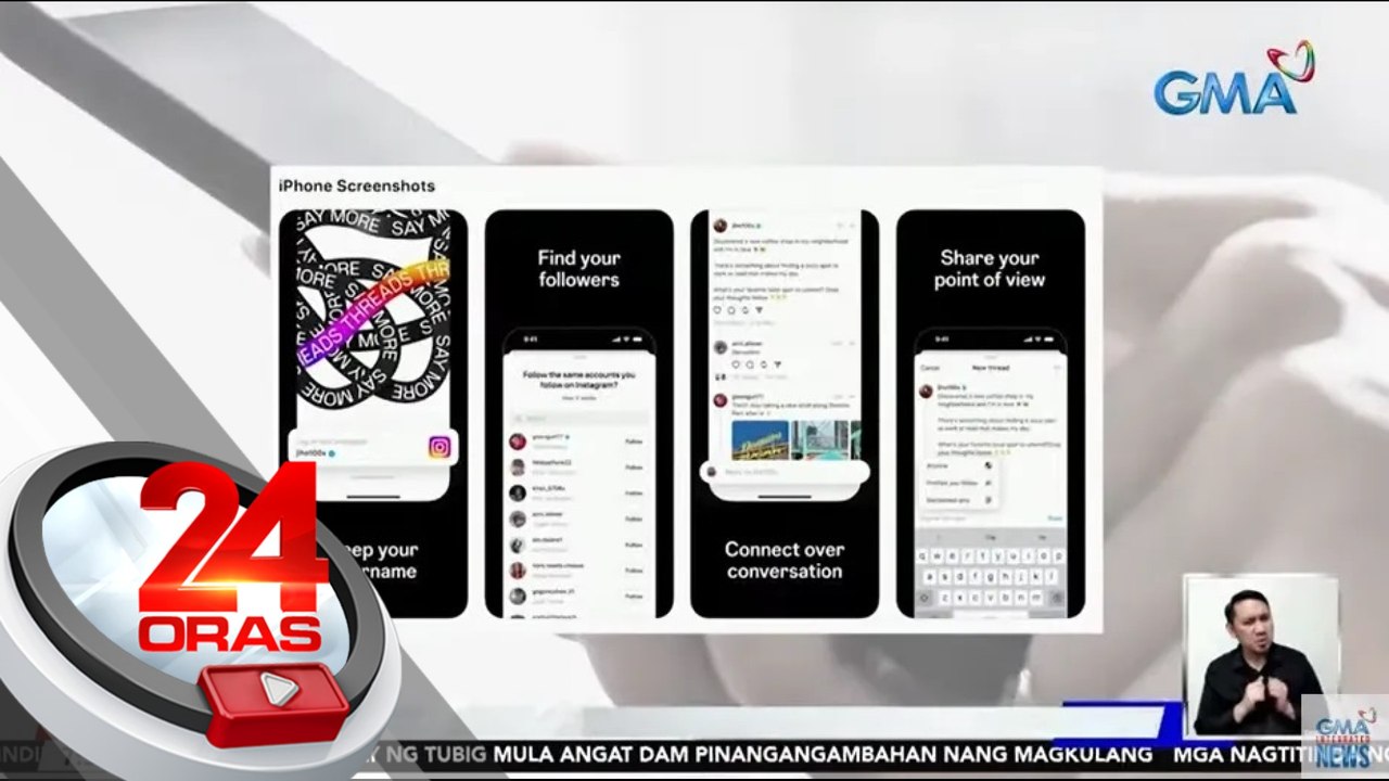 "Twitter," tinapatan ng "Threads" app ng Meta |...