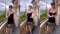 Paris Fashion Week 2023: Urvashi Rautela Black Mini Dress Hot Look Viral | Boldsky