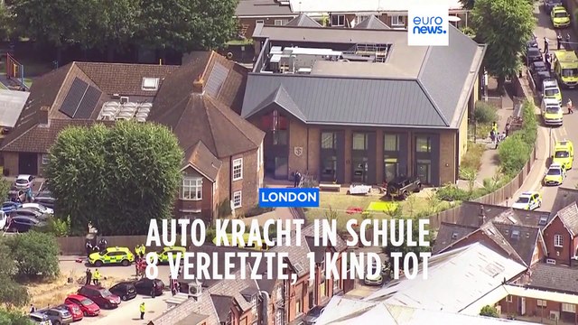 Auto kracht in Londoner Grundschule - Ein Mädchen tot, sechs Kinder und zwei Erwachsene verletzt