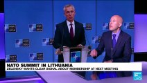 NATO summit in Lithuania: Zelensky wants clear signal about membership at next meeting