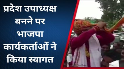 सवाईमाधोपुर:भाजपा प्रदेश उपाध्यक्ष बनने पर जितेंद्र गोठवाल का यूँ किया स्वागत..सुनिए क्या कहा