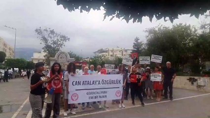Hatay, Güvercinli Park ''Milletvekili Can Atalay'' eylemi