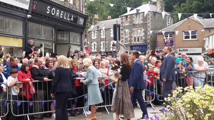 King Charles and Queen Camilla visit Galashiels
