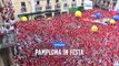 San Firmino 2023: cori e balli in piazza a Pamplona in attesa della corsa dei tori
