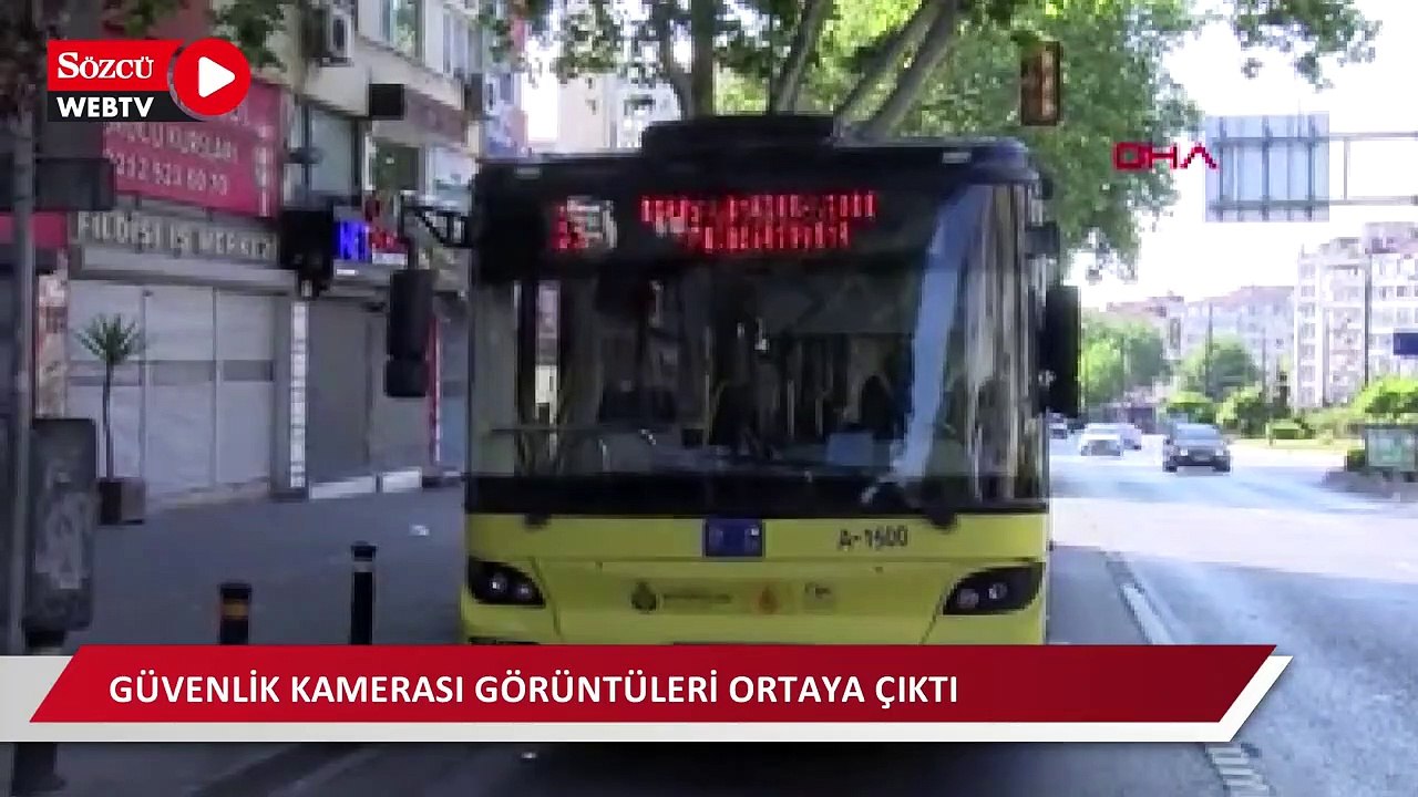İETT otobüsüne  baltalı saldırıyla ilgili güvenlik kamerası görüntüleri ortaya çıktı