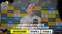 Post-race interview - Stage 6 - Tour de France 2023