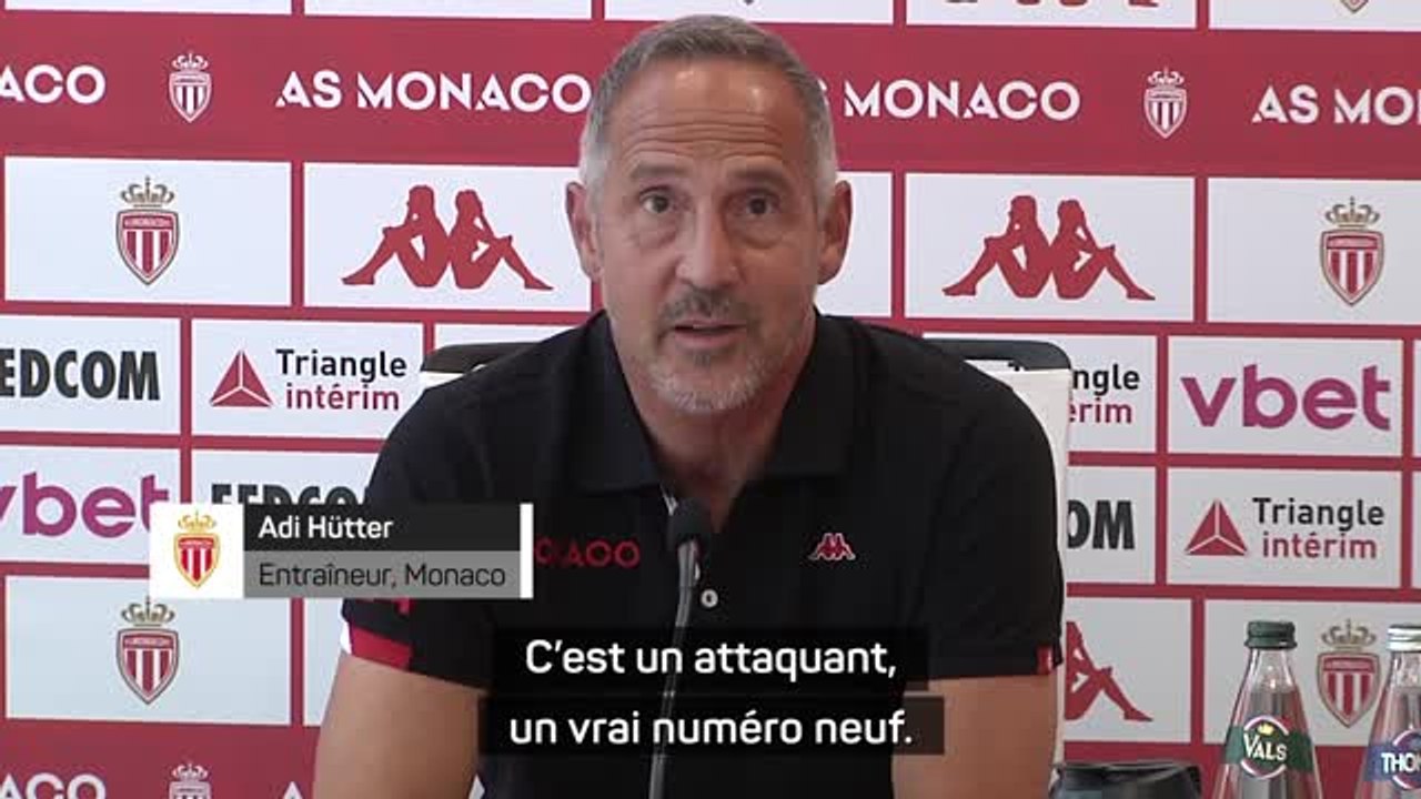 Monaco - Hütter : "Ben Yedder est un vrai numéro neuf"