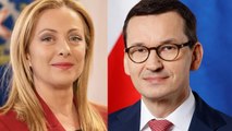 Migranti, Meloni in Polonia“Con Morawiecki siamo d’accordo, ammiro chi difende interessi nazionali”