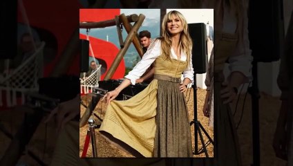 Heidi Klum a partagé ses poses nues dans sa chambre d'hôtel