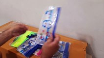 Unboxing and Review of Cartoon Character Transparent Pencil Pouch Case for Kids Girls and Boys