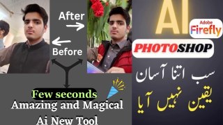 AI Photoshop | adobe firefly ai tutorial | online earning | artificial intelligent | pak social tips