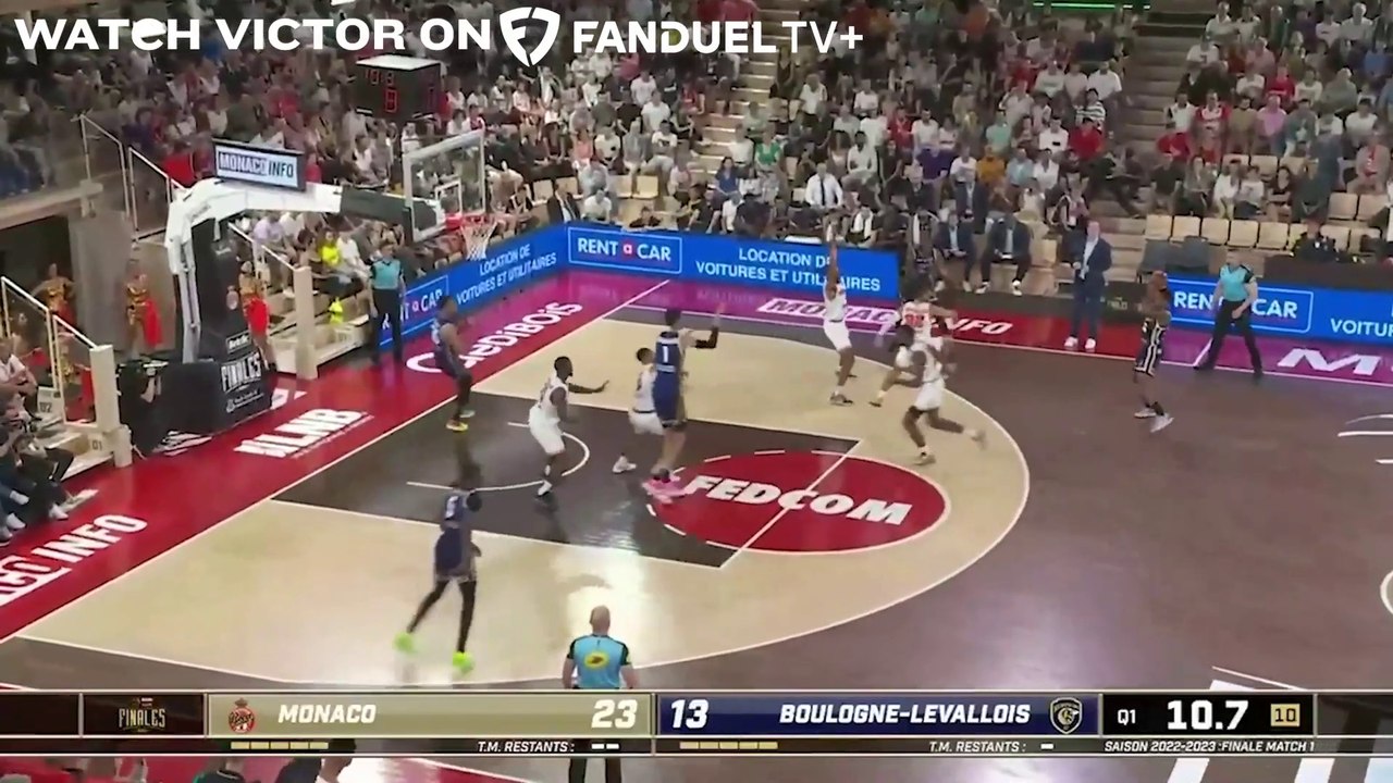 Wembanyama LNB FINALS HIGHLIGHTS VS Monaco  Game 1  June 10