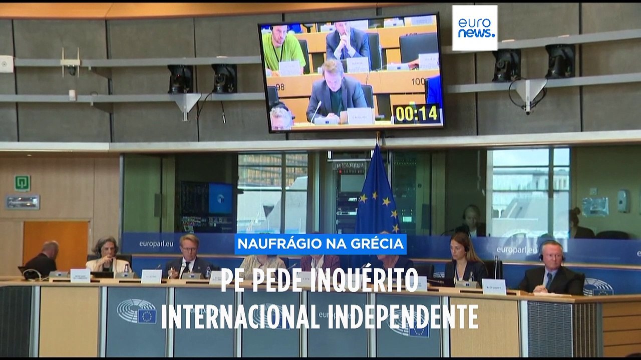 Naufrágio de migrantes na Grécia: PE pede inquérito "independente"