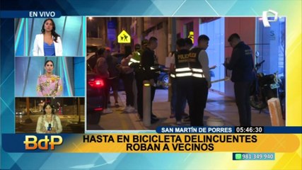 ¡Alarmante! Ola de robos al paso en bicicleta se incrementa en las calles de SMP