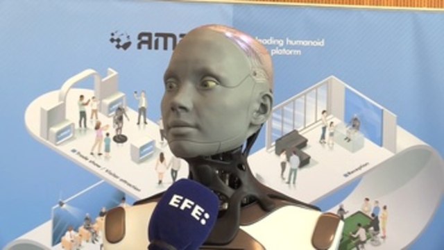 El robot Ameca: Los humanos no deberían tener miedo de las inteligencias artificiales