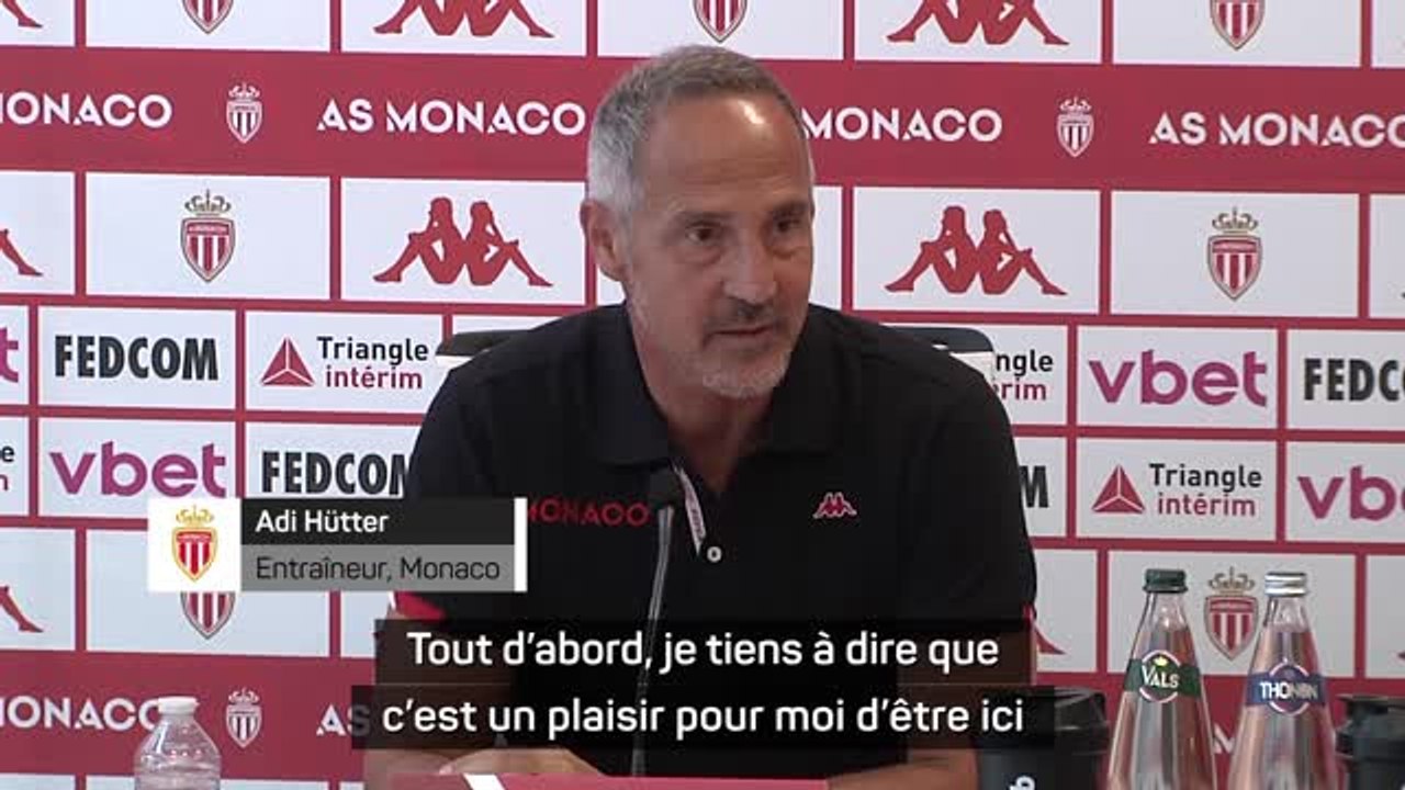 Monaco - Hütter : "Un plaisir pour moi d'être ici dans ce merveilleux club"