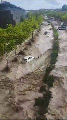 Las tormentas provocan el caos en Zaragoza e inundan el cinturón Z-30