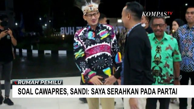 Sandiaga Uno Memastikan Tak Ikut Cawe-Cawe dalam Penentuan Cawapres