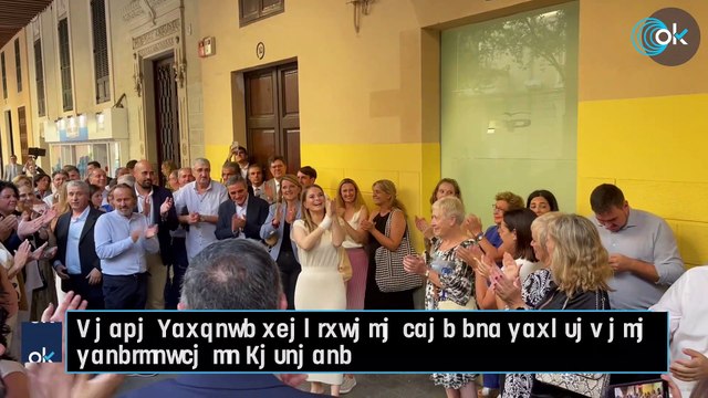 Marga Prohens ovacionada tras ser proclamada presidenta de Baleares