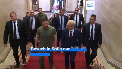 Selenskyj auf PR-Tour: Achtungserfolg in Sofia, aber Rudew spricht von Frieden