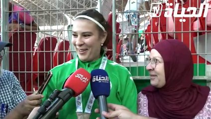 دعم كبير من الأم...شاهد تصريح أم "نبيلة بوناب" بعد فوز ابنتها بذهبية رمي القرص برمية قدرت ب50.25 متر