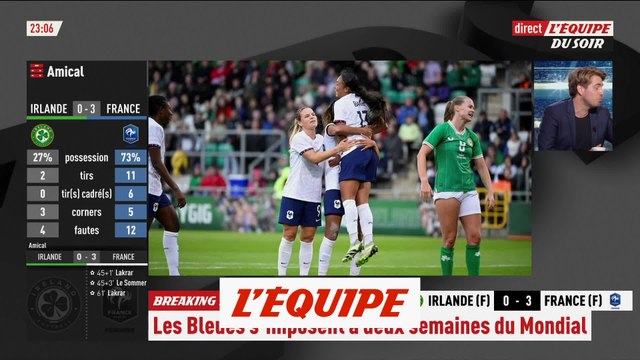 Les Bleues s'imposent largement en Irlande - Foot - Amical (F)