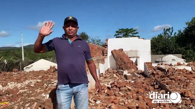 Reportagem especial sobre a Transposição mostra demolição de casas e tristeza de famílias em Cachoeira