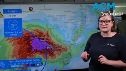 Severe Weather Update: Windy and wet weekend for south-east Australia