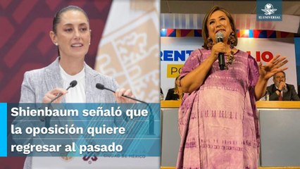 "No quiero entrar en confrontación con Xóchitl Gálvez", dice Sheinbaum