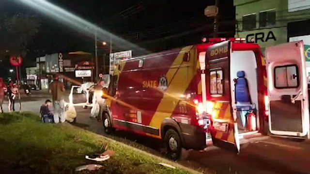 Homem fica gravemente ferido ao ser atropelado na Av. Barão do Rio Branco