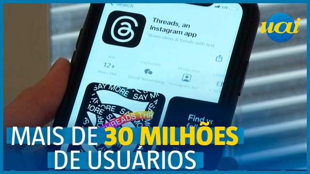 Threads supera 30 milhões de usuários no lançamento