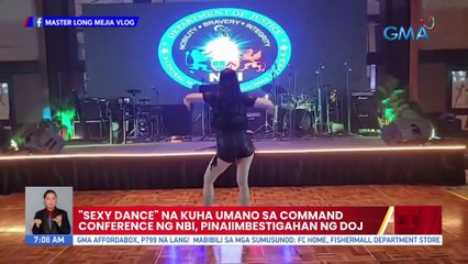 "Sexy dance" kuha umano sa command conference ng NBI, pinaiimbestigahan ng DOJ | UB