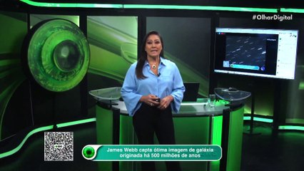 James Webb capta ótima imagem de galáxia originada há 500 milhões de anos