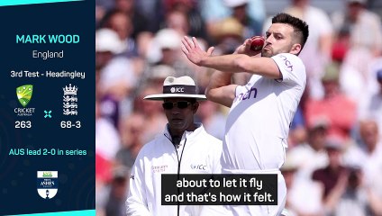 It's like an energy surge you let fly - Wood on electric Ashes bowling