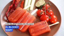 Cóctel en forma de helado: El Bloody Mary