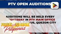 PTV, magsasagawa ng Open Auditions para sa mga nais maging reporter, host, at content creator