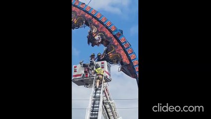 Chuyến đi tàu lượn gặp sự cố: 8 người bị mắc kẹt treo ngược suốt 3 giờ ⏱️