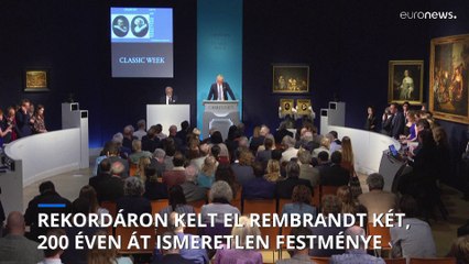 Több mint 13 millió euróért kelt el két, kétszáz éven át ismeretlen Rembrandt-portré