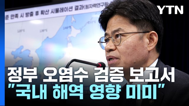 정부 日 오염수 방류계획 국제기준 부합...국내 영향 미미 / YTN